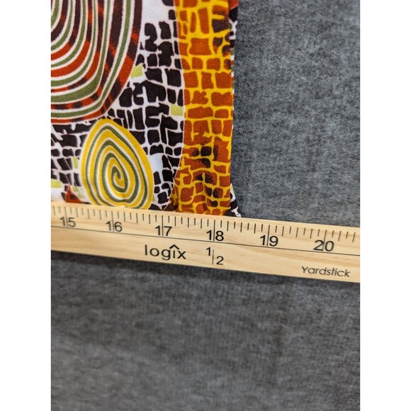 Michelle Thomas Blouse 3/4 Sleeve Geometric Pattern Multicolor Womans Size Large - Picture 9 of 13